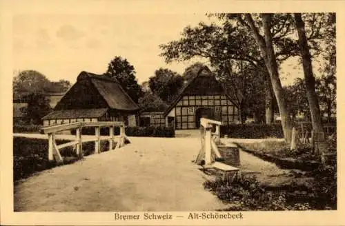 Ak Schönebeck Vegesack Bremen, Bremer Schweiz