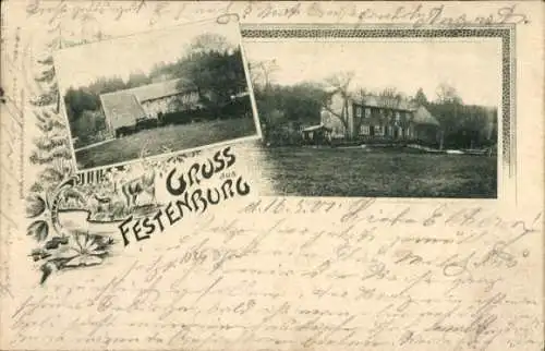 Ak Festenburg Altenau Schulenberg Clausthal Zellerfeld im Oberharz, Hotel