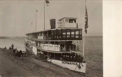 Ak Assouan Assuan Ägypten, Schiff Germania