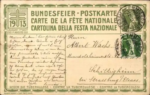 Künstler Ak Schweiz, Menschen in Volkstrachten, Rütli