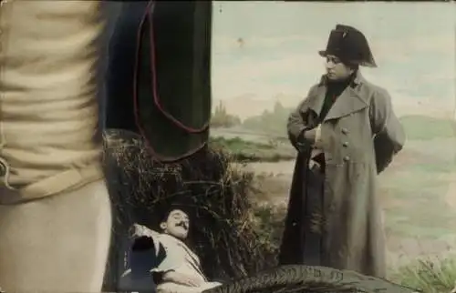 Ak Napoleon triumphiert über Preussen