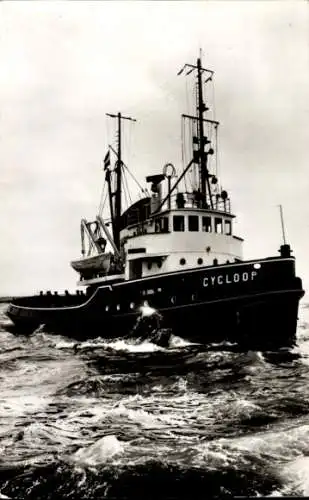 Ak Cycloop, niederländischer Seeschlepper