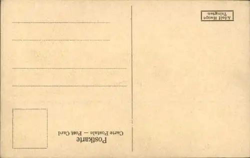 Ak Chinese mit Rickschah, Rikscha Fahrer