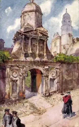 Künstler Ak Cambridge East England, Universität