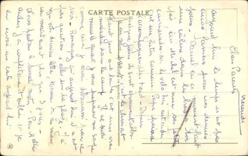 Ak Ehepaar am Strand, Bademode, Übergewichtige Frau