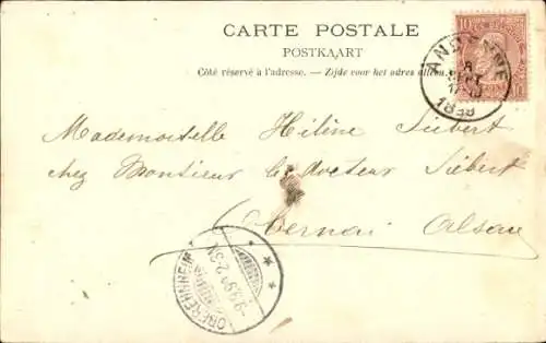 CPA Ecole Militaire, Départ pour l'exercice