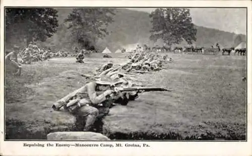 PC Mount Gretna Pennsylvania USA, Repulsing the Enemy, Manoeuvre Camp