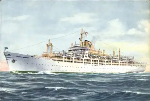 Ak Schiff Castel Bianco, SITMAR