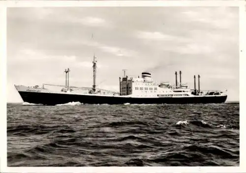 Ak MS Frankfurt, HAPAG, Frachtschiff