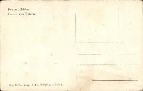 Ak Libyen, Frauen mit Kind