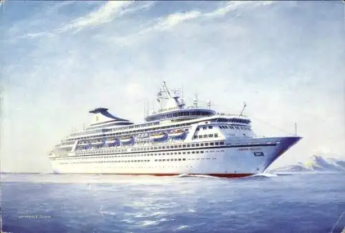 Ak MS Crown Odyssey, Royal Cruise Linie
