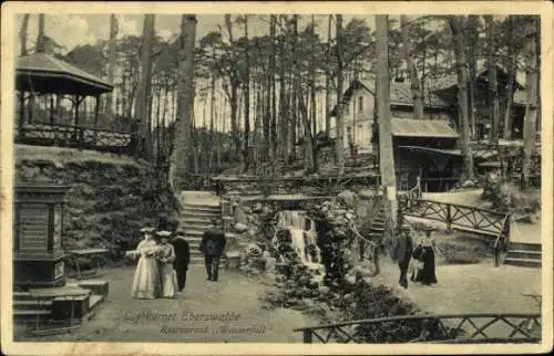 Ak Eberswalde in der Mark, Restaurant Wasserfall