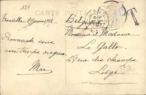 CPA Deauville sur Mer Calvados, Villa Dollfus