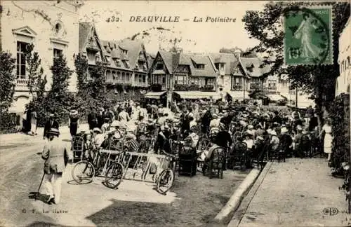 Ak Deauville Calvados, La Potiniere