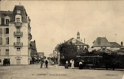 Ak Cabourg Calvados, Avenue de la Pointe