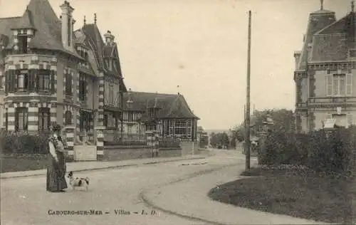 Ak Cabourg Calvados, Villas