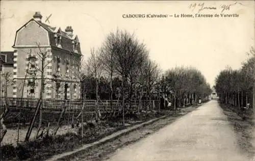 Ak Cabourg Calvados, Le Home, Avenue de Varaville