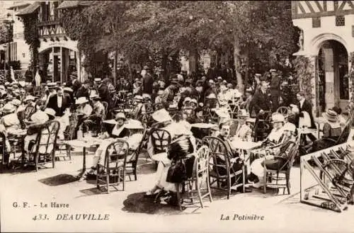 Ak Deauville Calvados, La Potiniere