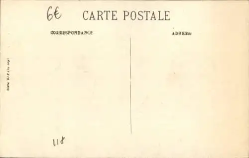 Ak Caen Calvados, Rue Montoir, Poissonnerie, L'Eglise Saint-Pierre