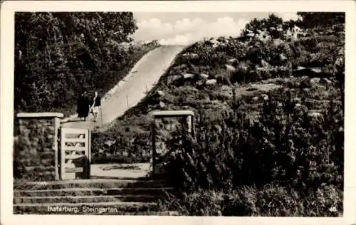 Ak Tschernjachowsk Insterburg Ostpreußen, Steingarten