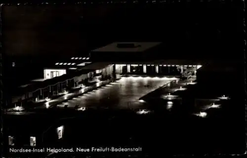 Ak Nordseeinsel Helgoland, Neue Freiluft-Badeanstalt