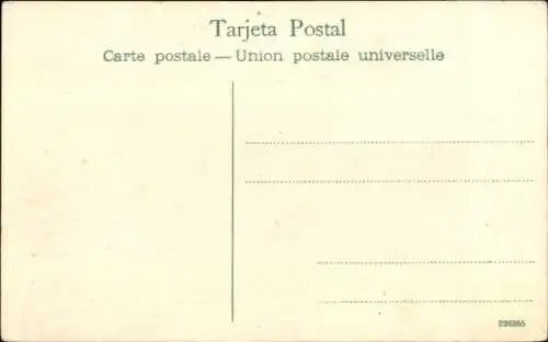 Ak Argentinien, Bauern mit Rinderfuhrwerk überqueren einen Fluss