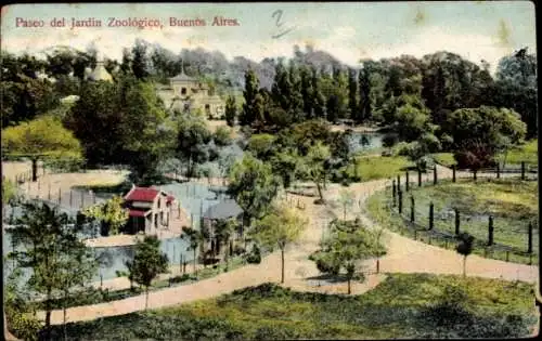 Ak Buenos Aires Argentinien, Paseo del Jardin Zoologico