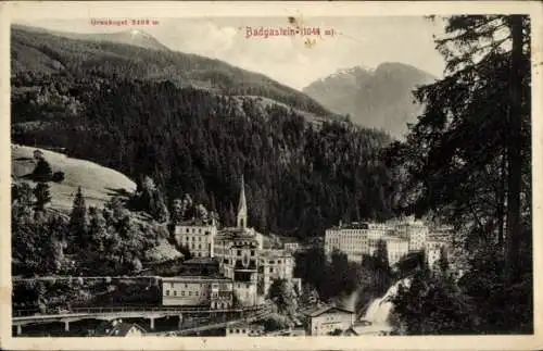 Ak Bad Gastein Badgastein in Salzburg, Grankogel 2482 m, Badgastein im Hochgebirge, Hotel und ...