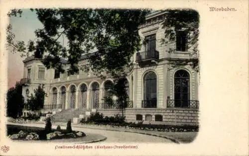Ak Wiesbaden in Hessen, Paulinen Schlößchen