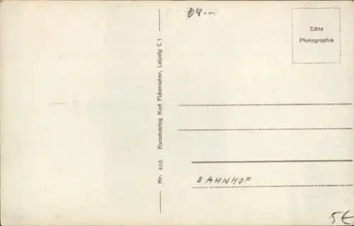 Ak Leipzig, Hauptbahnhof