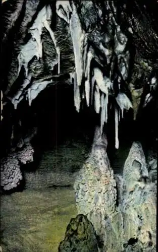 Ak Rübeland Oberharz am Brocken, Hermannshöhle, Kristallkammer