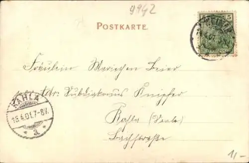 Ak Weimar in Thüringen, Herder Denkmal