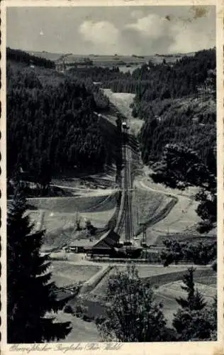 Ak Oberweißbach im Weißbachtal Thüringen, Bergbahn, Wald