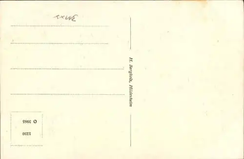 Ak Hildesheim in Niedersachsen, Umgestülpter Zuckerhut, Buchbinder, Fachwerkhaus