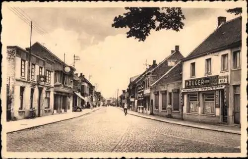 Ak De Klinge Oost-Vlaanderen, Zicht in de Dorpstraat