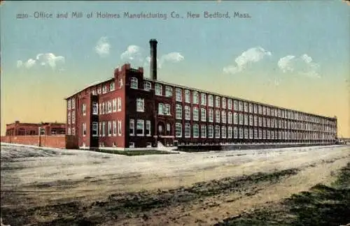 PC Massachusetts USA, Office and Mill of Holmes Manufacturing Co., New Bedford