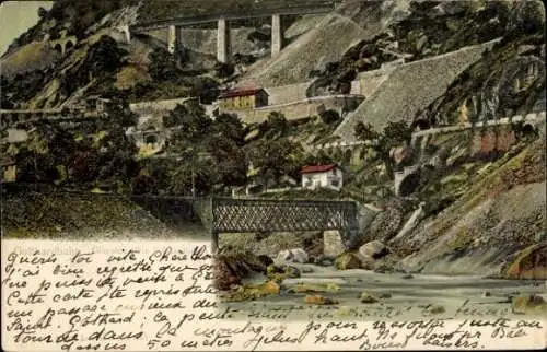 Ak Silenen Kanton Uri, Gotthardbahn