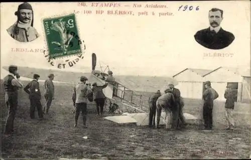 CPA Aviation, Aviateurs Bleriot et Leblanc