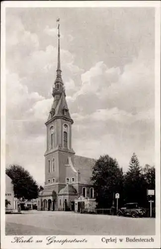 Ak Großpostwitz in Sachsen, Kirche