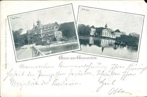 Ak Gråsten Gravenstein Dänemark, Schloss, Kurhaus