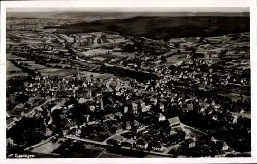 Ak Eppingen in Baden, Fliegeraufnahme