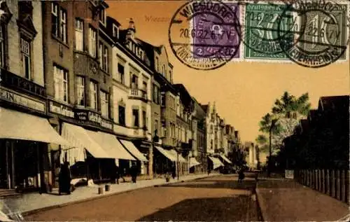 Ak Wiesdorf Leverkusen am Rhein, Straßenansicht