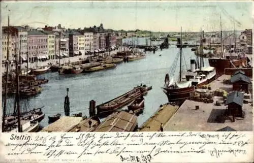 Ak Szczecin Stettin Pommern, Bollwerk