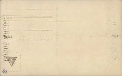 Ak Glückwunsch Neujahr, Uhr, Frau, Portrait