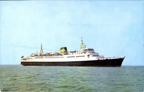 Ak Dover Kent England, Autofähre 'Roi Baudouin' der Reederei 'Regie Marine Oostende-Dover'