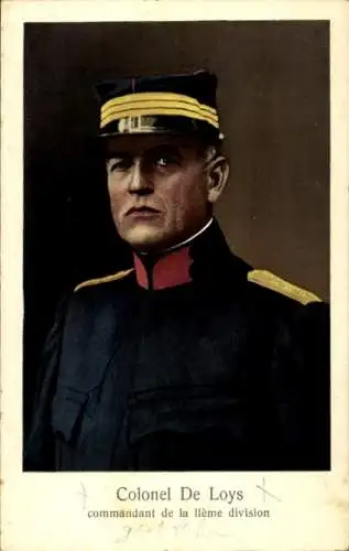 CPA Colonel de Loys, Commandant de la lleme division