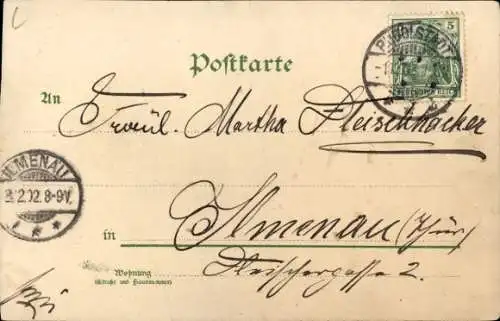 Litho Deutsche Soldaten in Uniformen, Infanterie, Pickelhaube