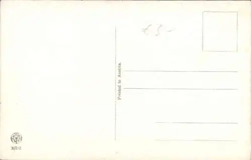 Künstler Ak Jagdszene, Jäger mit Gewehr, Hund