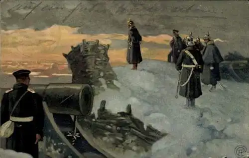 Ak München,  Soldaten, Geschötz, Explosion