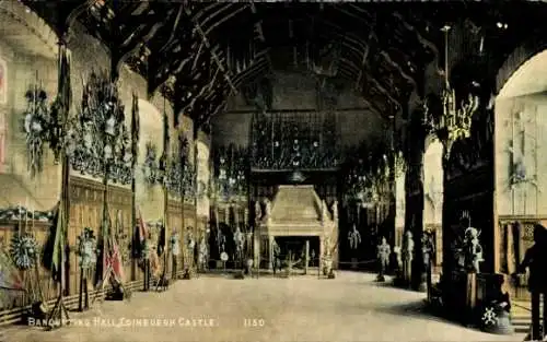 PC Edinburgh Scotland, Castle, Banqueting Hall